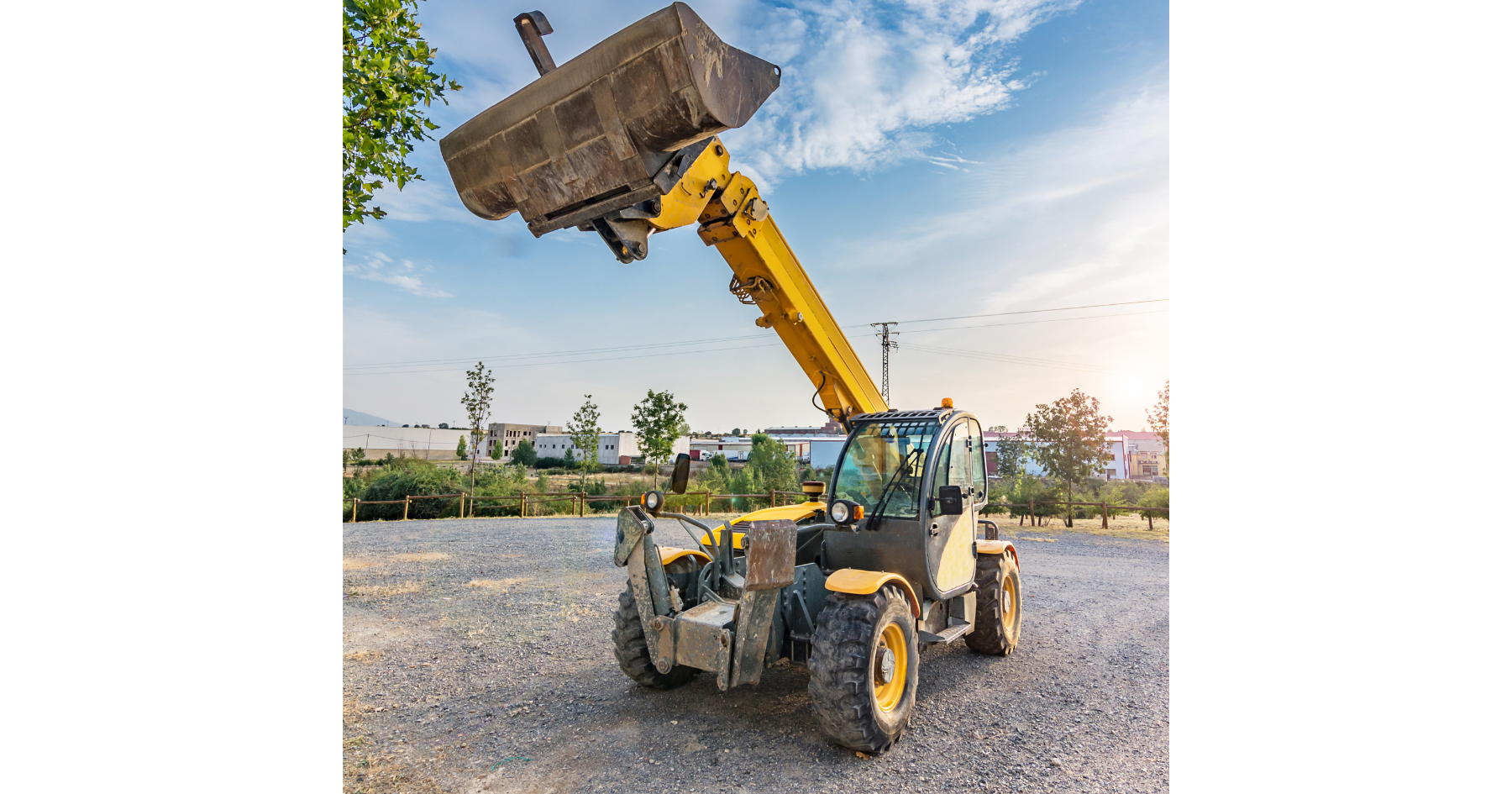 Gabelstapler im Lager