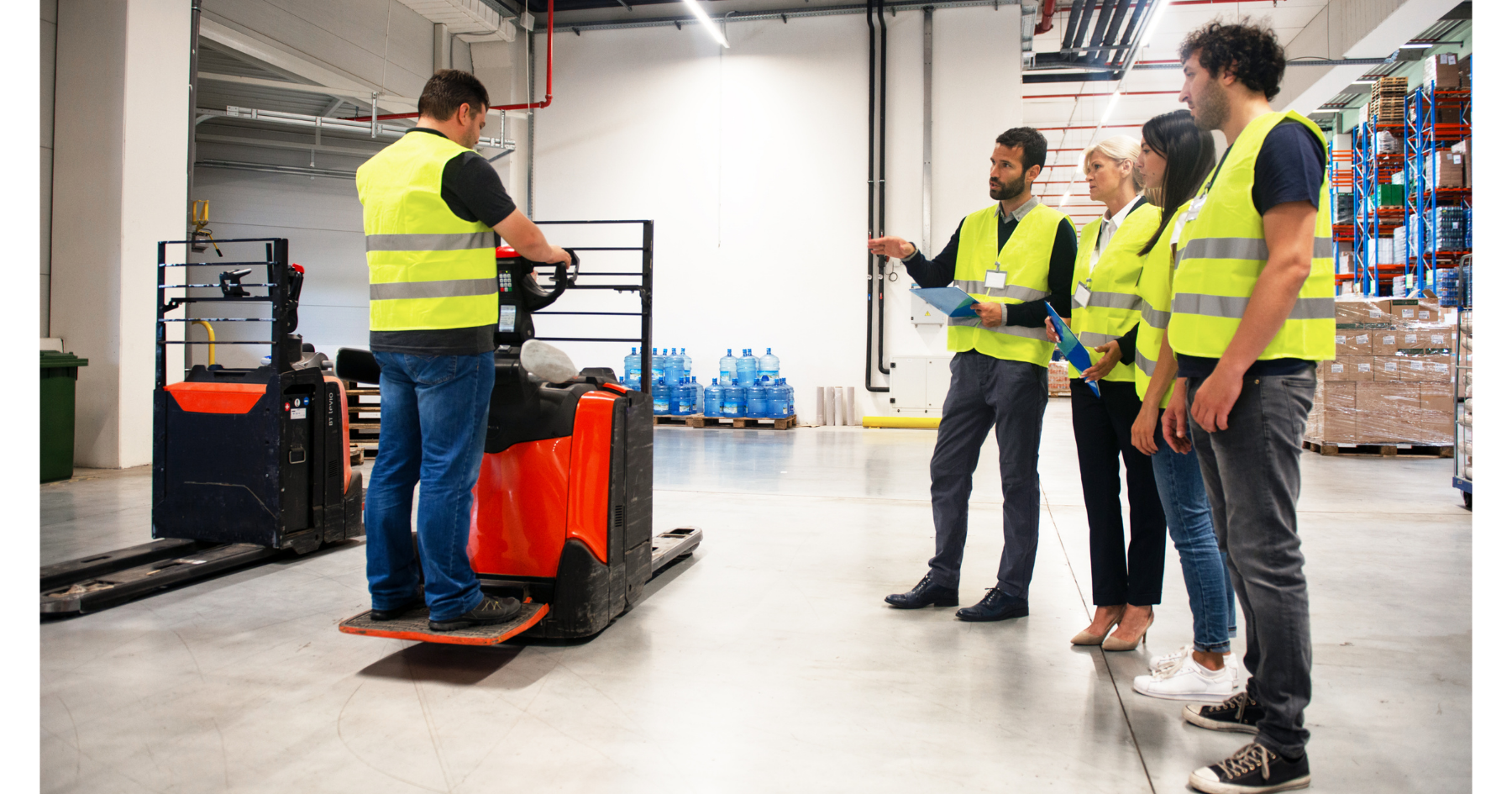 Stapler-Schulung für Unternehmen